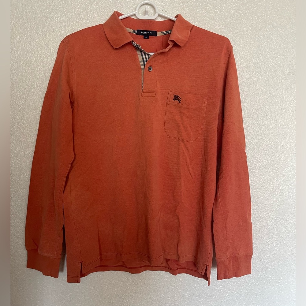 Burberry collard long sleeve shirt